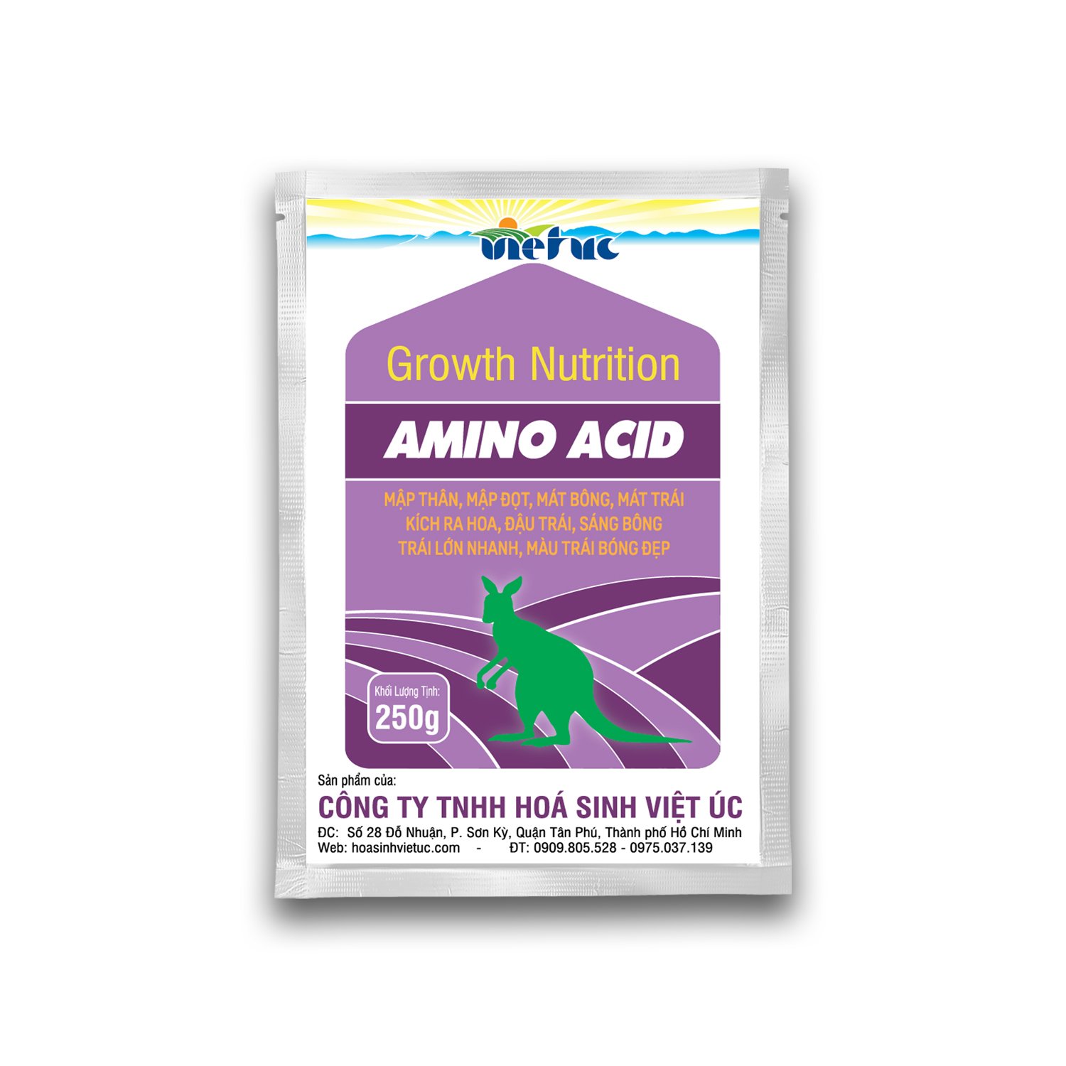 AMINO ACID gói 250g _ Mập thân, mập đọt