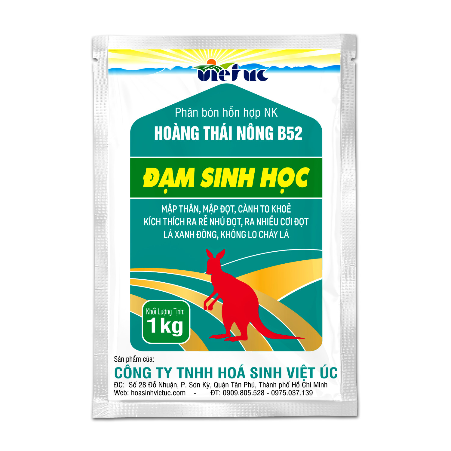 ĐẠM SINH HỌC _ Gói 1kg_Siêu Kích Rễ, dưỡng đọt, nhú đọt mạnh