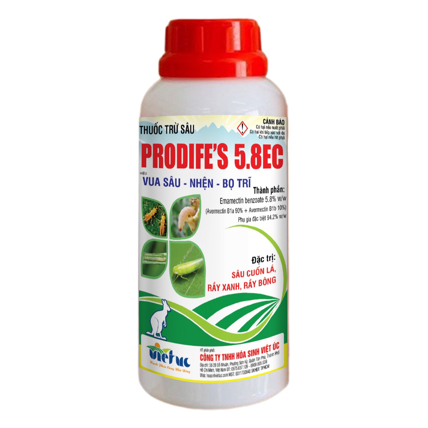 PRODIFE:S 5.8 EC_130ml_Đặc trị Sâu, Nhện, Bọ trĩ, Rầy, Rệp